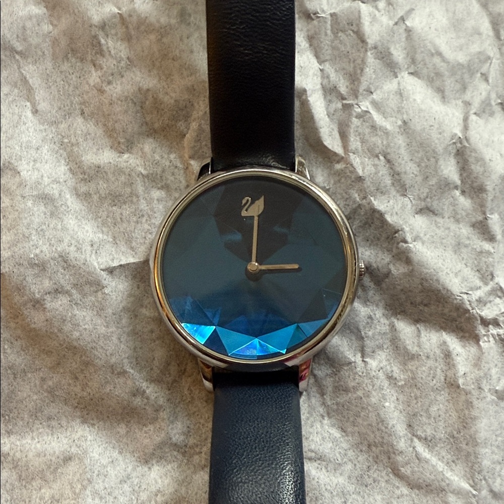 Swarovski Black and Blue Crystal Watch - Picture 2 of 3